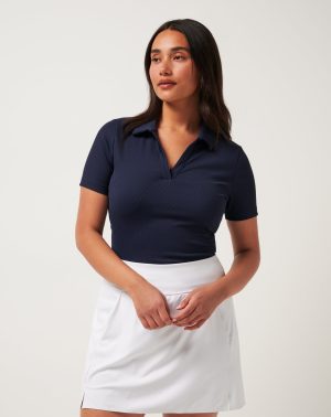 Moveknit Vneck Polo