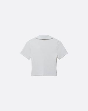 Tropical Outlook Moveknit Rib Polo