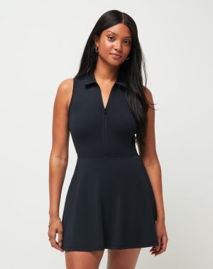 Moveknit Sleeveless Polo Dress