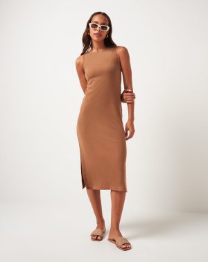 Cloud Rib Hadley Wood Dress