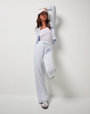 Cloud Terry Wide Leg Pant
