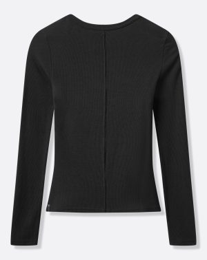 Cloud Rib Long Sleeve Top