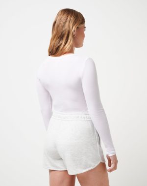 Cloud Rib Long Sleeve Top
