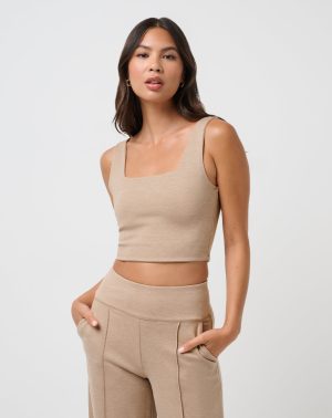 Friday Doubleknit Square Neck Tank