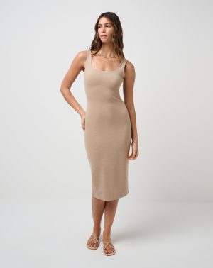 Friday Ponte Midi Dress