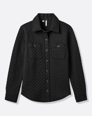 Diamond Quilted Shacket