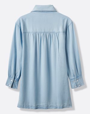 Chambray Shirt Dress