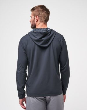 Tech Hoodie Striped Full Zip