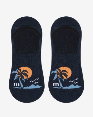 South Seas Getaway No Show Sock