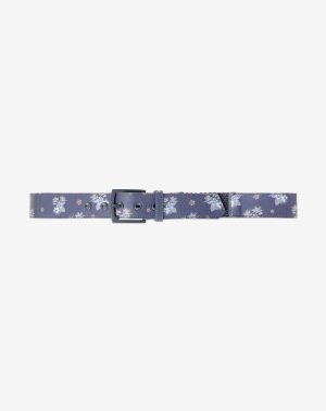 Ocean Flare Canvas Stretch Belt