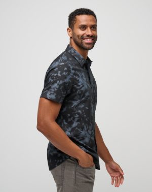 Warmer Tides Woven Button-Up