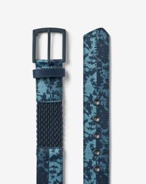 Morning Mist Canvas Stretch Belt