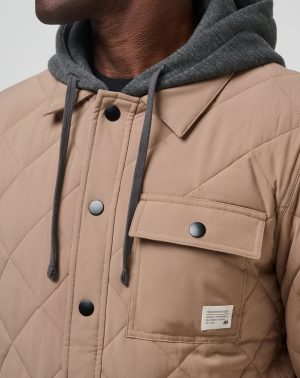 Grey Wave Full Zip Hoodie