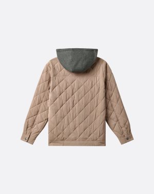 Grey Wave Full Zip Hoodie