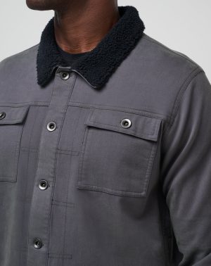 Cloud Denim Sherpa Jacket