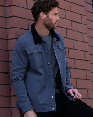 Cloud Denim Sherpa Jacket