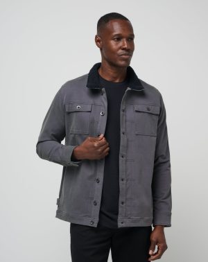 Cloud Denim Sherpa Jacket