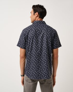 Techwoven Grey Wind Button-Up