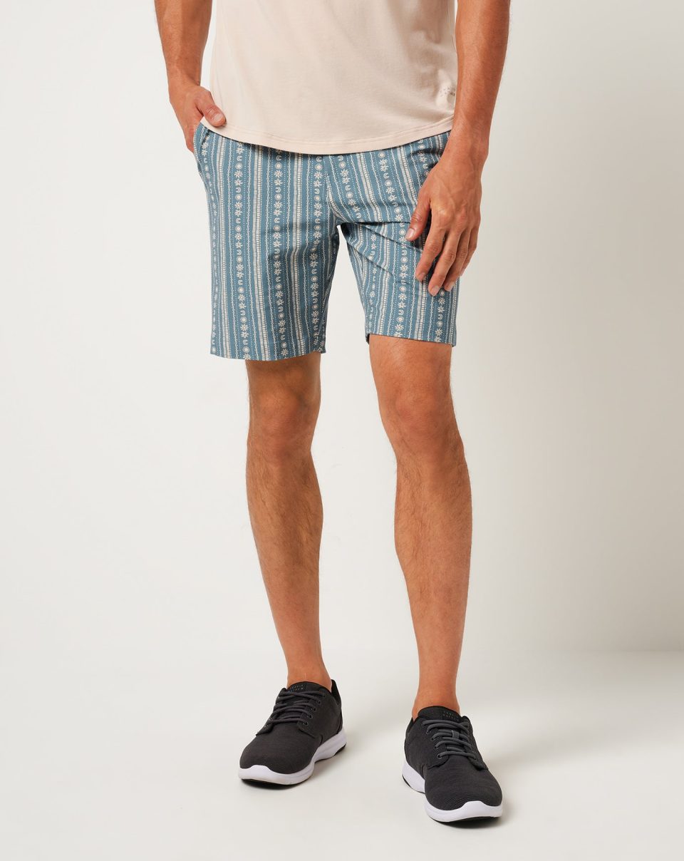 Tech Chino Print Short 8In