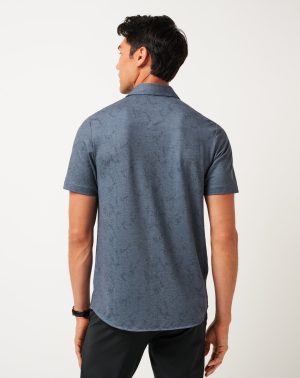 Knit Featherweight Tides Button-Up