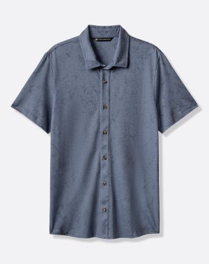 Knit Featherweight Tides Button-Up