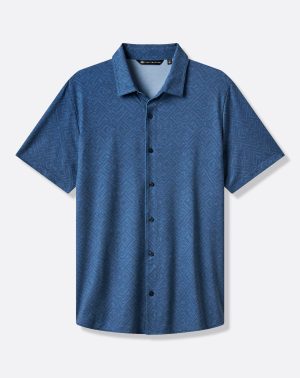 Knit Featherweight Night Button-Up