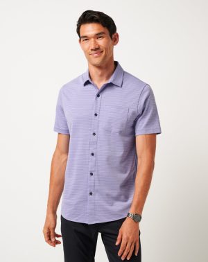 Knit Trip To The City Button-Up