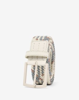 Time Zoned Stretch Woven Belt