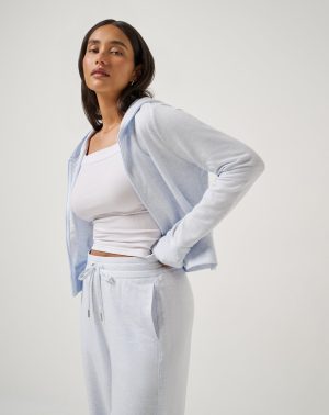 Cloud Terry Zip Hoodie