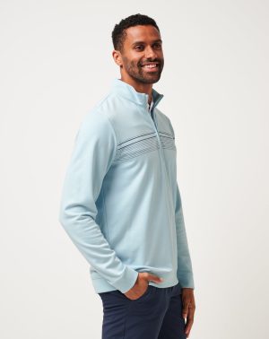 Upgraded Chest Stripe Quarter Zip