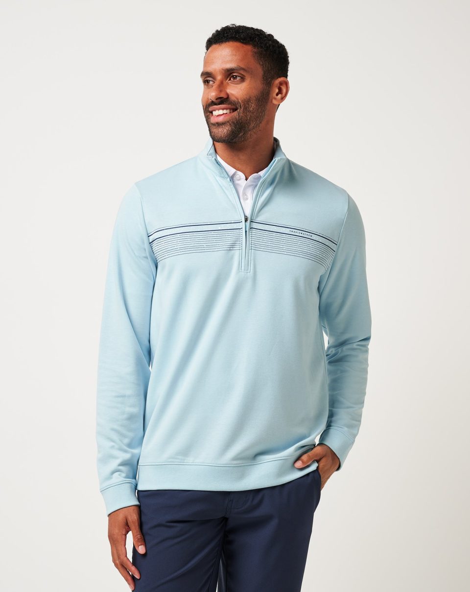 Upgraded Chest Stripe Quarter Zip