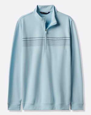 Upgraded Chest Stripe Quarter Zip