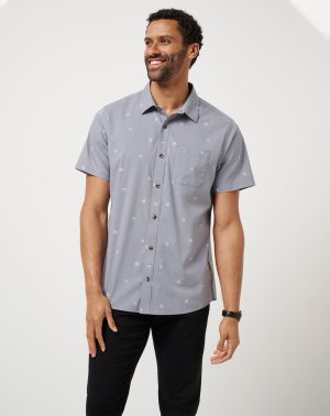 French Riviera Button-Up