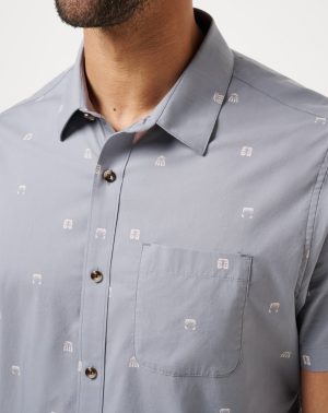 French Riviera Button-Up