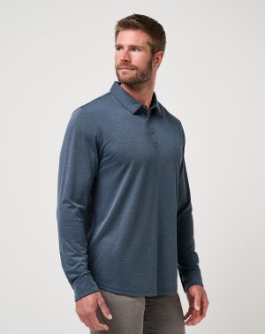 Handsome Town Long Sleeve Polo