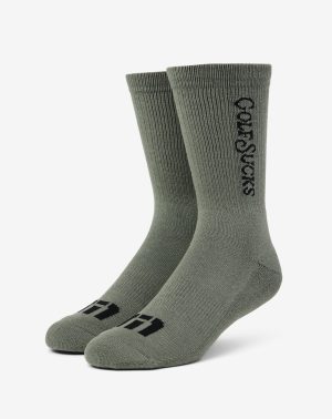 Golf Sucks Crew Sock