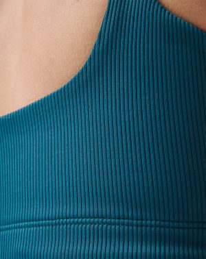 Ablaze Ribbed Bra Top