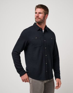 Cloud Waffle Shirt Jacket