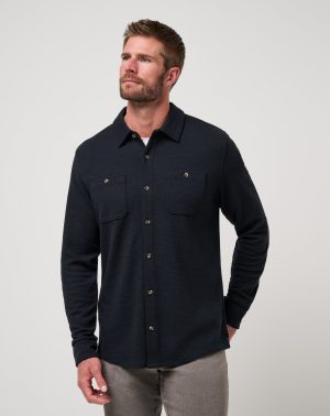 Cloud Waffle Shirt Jacket