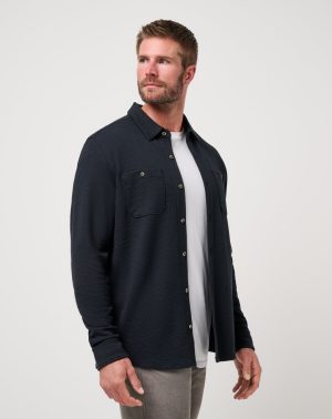 Cloud Waffle Shirt Jacket