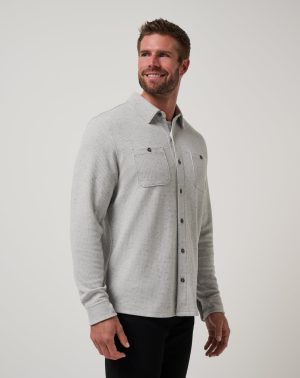 Cloud Waffle Shirt Jacket