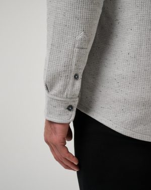 Cloud Waffle Shirt Jacket