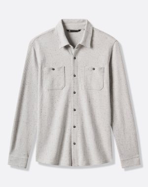 Cloud Waffle Shirt Jacket