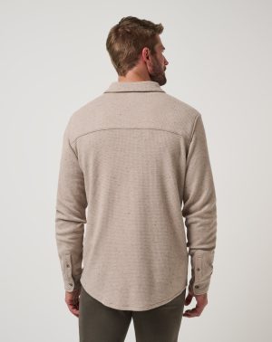 Cloud Waffle Shirt Jacket