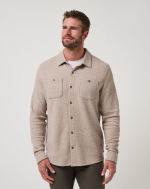 Cloud Waffle Shirt Jacket