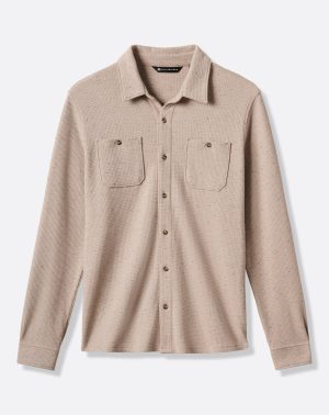 Cloud Waffle Shirt Jacket