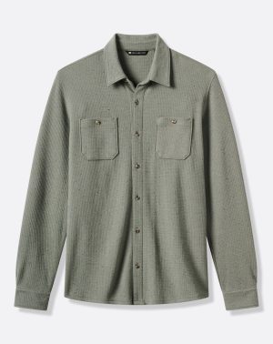 Cloud Waffle Shirt Jacket