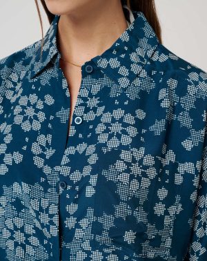 Savanna Printed Button-Up