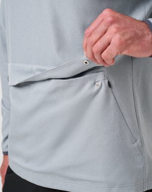 Out Of Pocket Hooded Quarter Zip