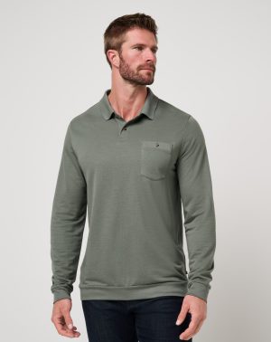 December First Long Sleeve Polo